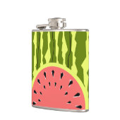 Wassermelone Stripe Pink Flachmann (Links)