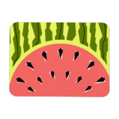 Wassermelone Stripe Pink Magnet (Horizontal)