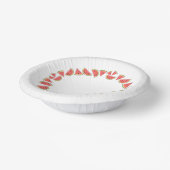 Wassermelone-Stückkreis Pappteller (Gewinkelt)
