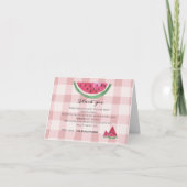 Wassermelone Süßes Mädchen Sommer Danke (Vorderseite)