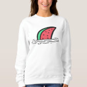 Wassermelone Sweatshirt (Vorderseite)