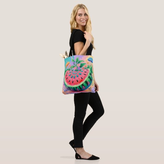 Wassermelone Tasche (Am Model)