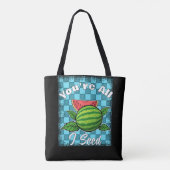 Wassermelone Tasche (Rückseite)