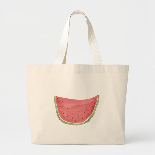 Wassermelone-Tasche Jumbo Stoffbeutel (Vorne)