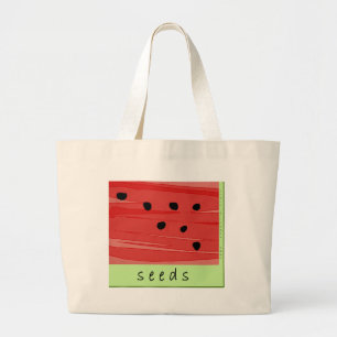 Wassermelone-Taschen-Tasche Jumbo Stoffbeutel