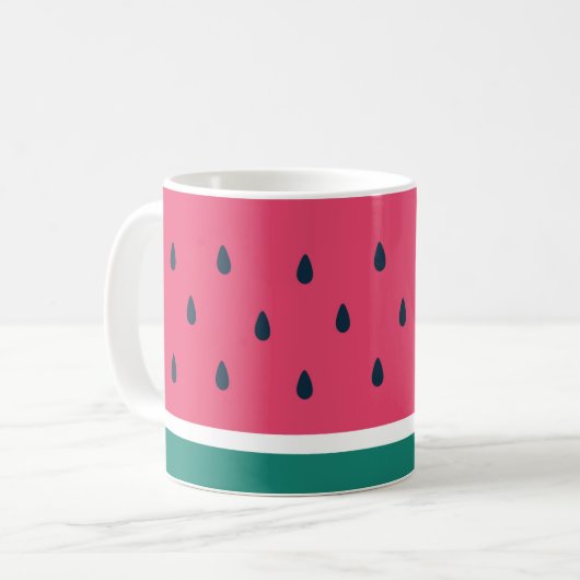 Wassermelone-Tasse Kaffeetasse (Vorderseite Links)