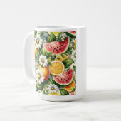 Wassermelone-Tasse, Sommer-Tasse, Design-Lemon-Kaf Kaffeetasse (Vorderseite Links)