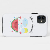 Wassermelone, Text, "I Liebe Summer" Case-Mate iPhone Hülle (Rückseite (Horizontal))