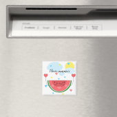 Wassermelone, Text, "I Liebe Summer", Magnet (In Situ (Geschirrspüler))
