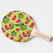 Wassermelone Tischtennis Schläger (Seitenansicht)