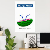 Wassermelone Titanic Poster (Heimbüro)