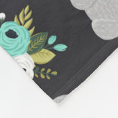 Wassermelone-Trägheits-Muster Fleecedecke (Ecke)