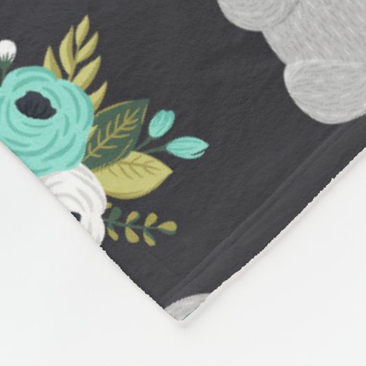 Wassermelone-Trägheits-Muster Fleecedecke (Ecke)