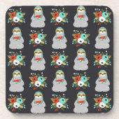 Wassermelone-Trägheits-Muster Getränkeuntersetzer (Vorderseite)