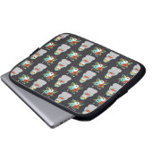 Wassermelone-Trägheits-Muster Laptopschutzhülle (Vorne Knopf)
