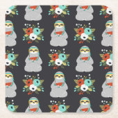 Wassermelone-Trägheits-Muster Rechteckiger Pappuntersetzer (Vorderseite)