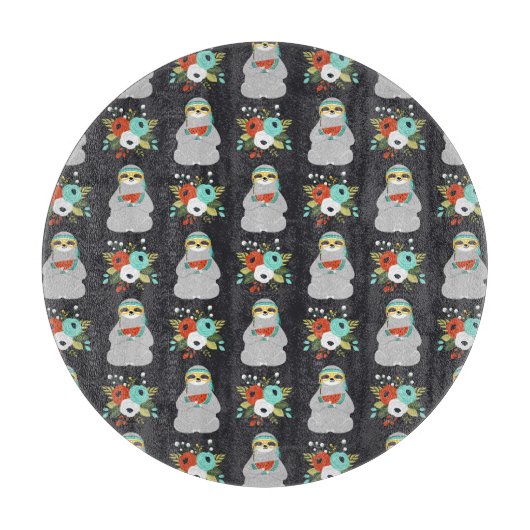 Wassermelone-Trägheits-Muster Schneidebrett (Vorderseite)