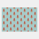 Wassermelone Tree Strip Christmas Geschenkpapier Set (Vorderseite 2)