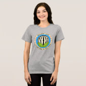 Wassermelone Tri-Blend Shirt (Vorderseite voll)