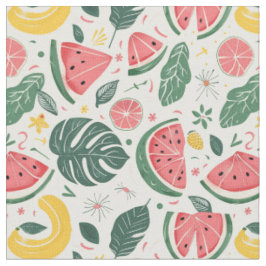 Wassermelone Tropicales Muster Stoff