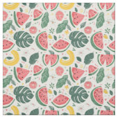 Wassermelone Tropicales Muster Stoff (Muster)