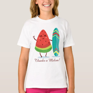 Wassermelone Tropische Sommerferien Niedlich T-Shirt