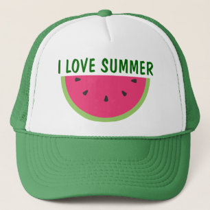 Wassermelone Truckerkappe