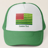 Wassermelone Truckerkappe (Vorderseite)