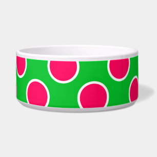 Wassermelone-Tupfen Napf