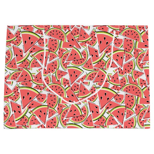Wassermelone überall große geschenktüte (Vorderseite)