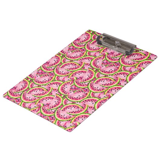 Wassermelone Überraschung Klemmbrett (Schrägansicht)