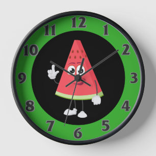 Wassermelone Uhr