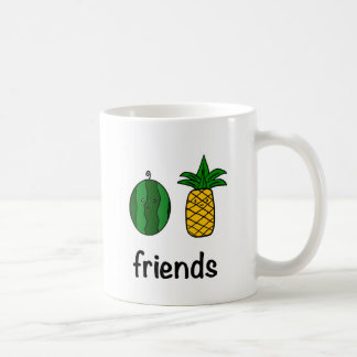Wassermelone und Ananas Freunde Kaffee Tasse