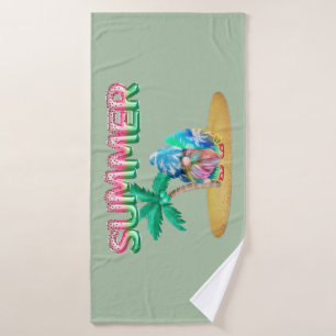 Wassermelone und Gefärbte Krawatte Beach Surfen Badehandtuch