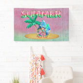 Wassermelone und Gefärbte Krawatte Beach Surfen Banner (Insitu)