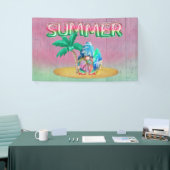 Wassermelone und Gefärbte Krawatte Beach Surfen Banner (Messeveranstaltung)