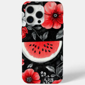 Wassermelone und Mohn Case-Mate iPhone Hülle (Rückseite)