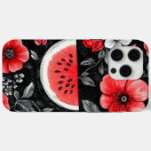 Wassermelone und Mohn Case-Mate iPhone Hülle (Rückseite (Horizontal))
