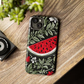 Wassermelone und Mohn iPhone Hülle