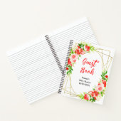 Wassermelone und Pomegranate Baby Showbook Notizblock (Innenseite)