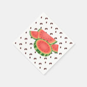Wassermelone und Samen Picnic Serviette (Ecke)