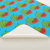 Wassermelone und Schnitte Sherpadecke (3/4)