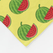 Wassermelone und Slice Fleecedecke (Ecke)