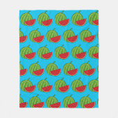 Wassermelone und Slice Fleecedecke (Vorderseite)