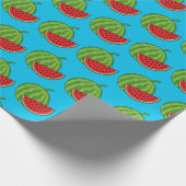 Wassermelone und Slice Geschenkpapier (Ecke)