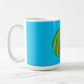 Wassermelone und Slice Kaffeetasse (Links)