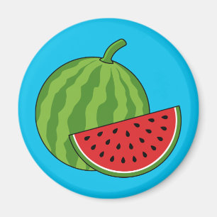 Wassermelone und Slice Magnet