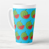 Wassermelone und Slice Milchtasse (Linke Ecke)