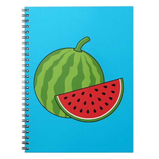 Wassermelone und Slice Notizblock (Vorderseite)