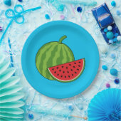 Wassermelone und Slice Pappteller (Party)